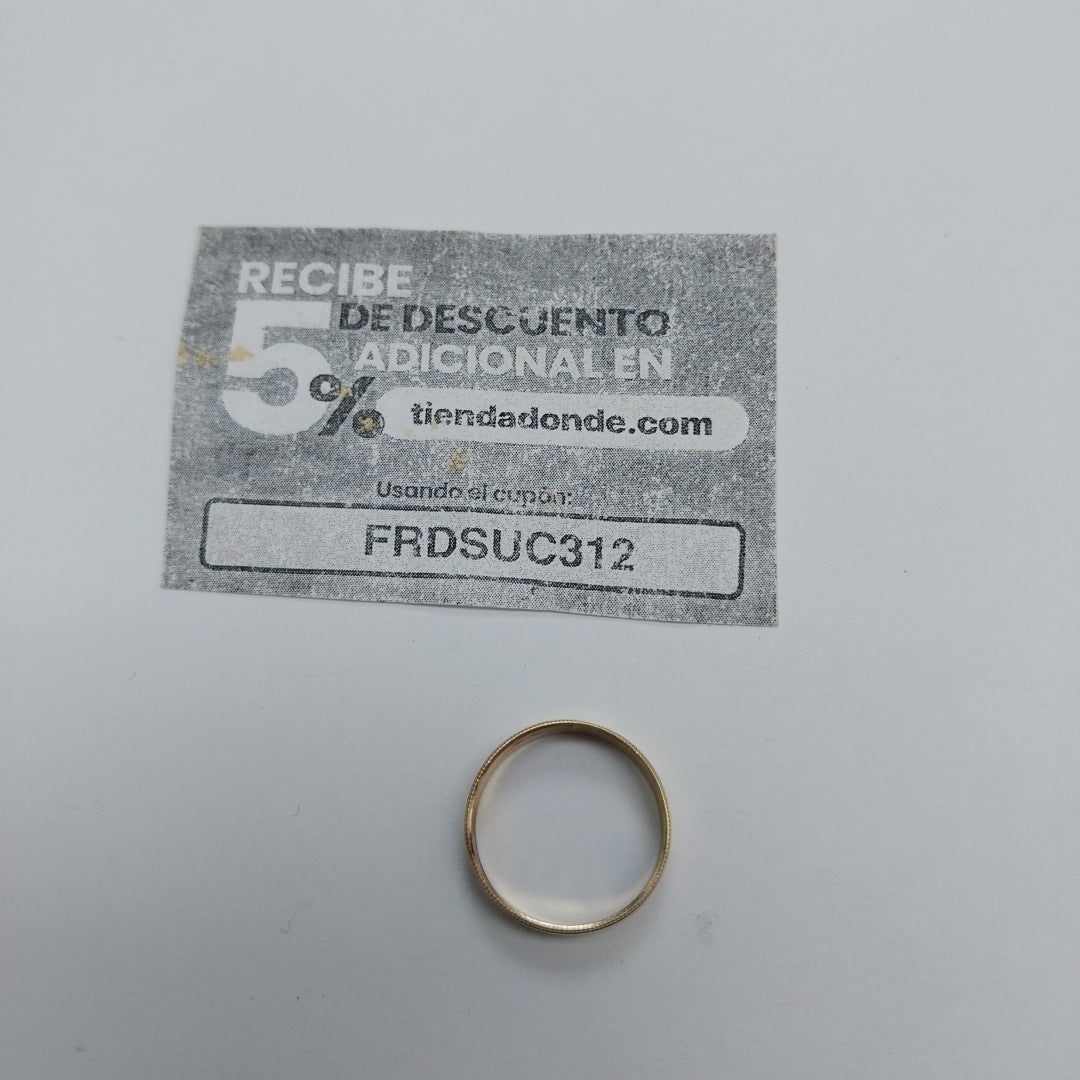 ARGOLLA ORO 10 K 1.3 GRMS (SEMINUEVO)