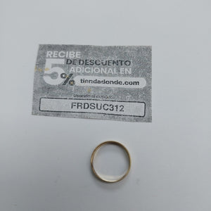 ARGOLLA ORO 10 K 1.3 GRMS (SEMINUEVO)