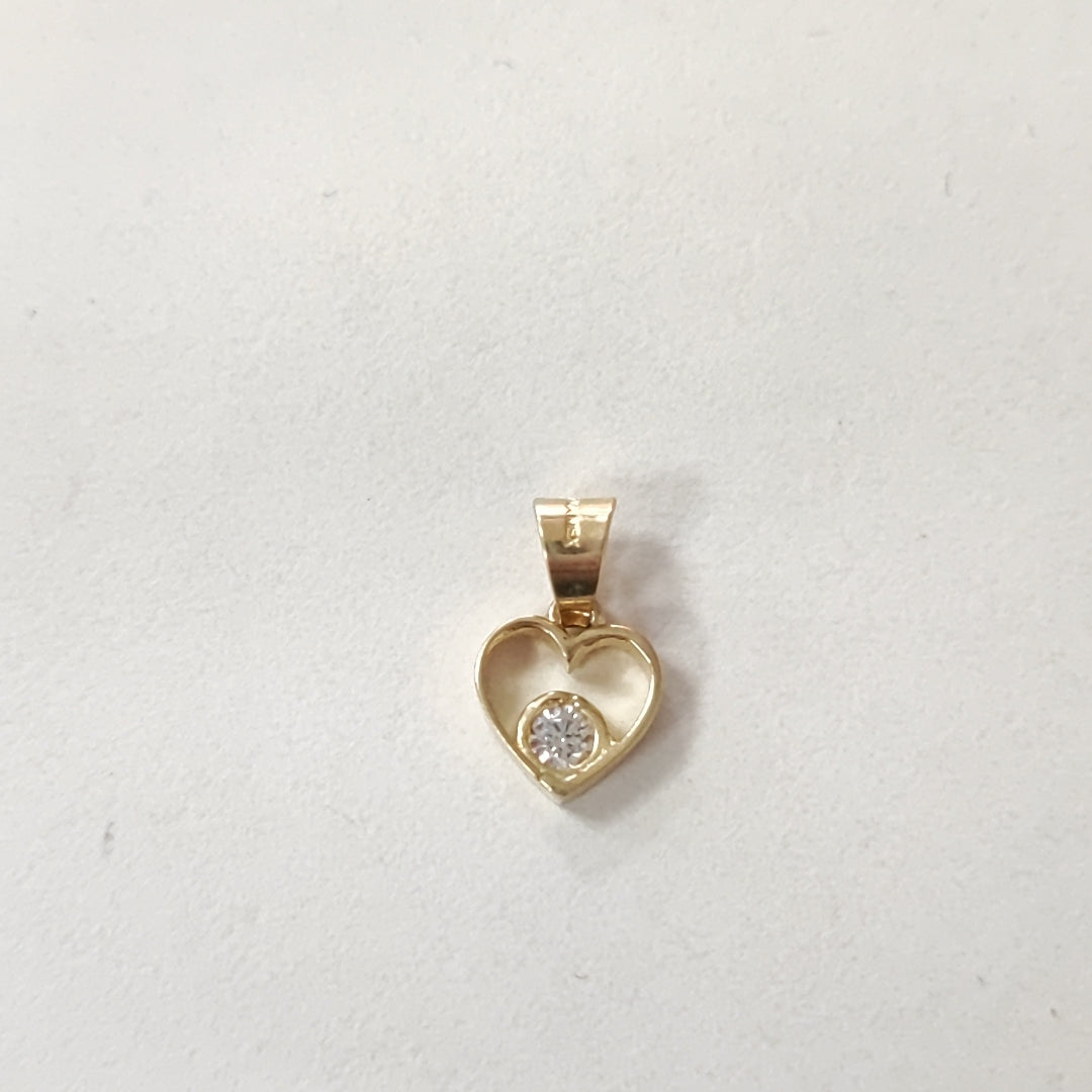 DIJES CORAZON ORO 10K 0.9 GR (NUEVO)