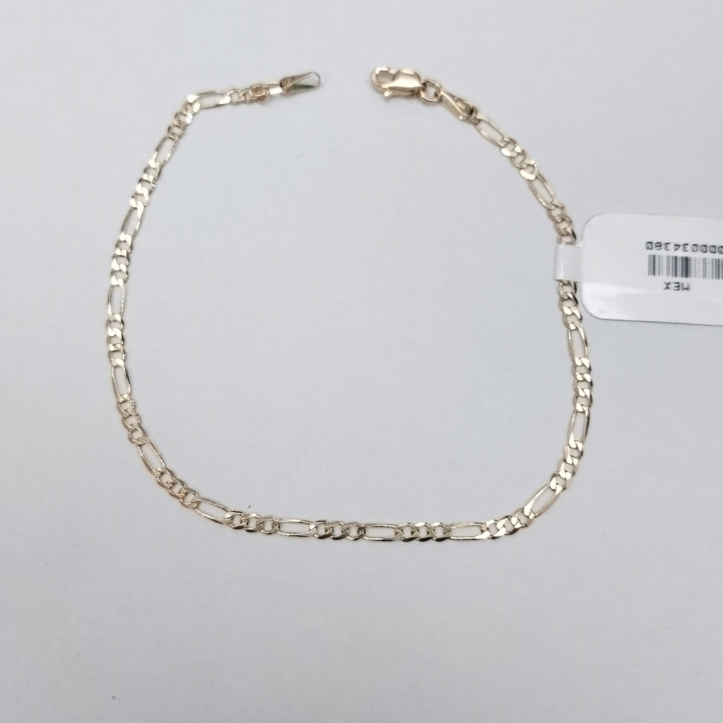 PULSERAS 3X1 ORO 14K 21 CM 2 GR (NUEVO)