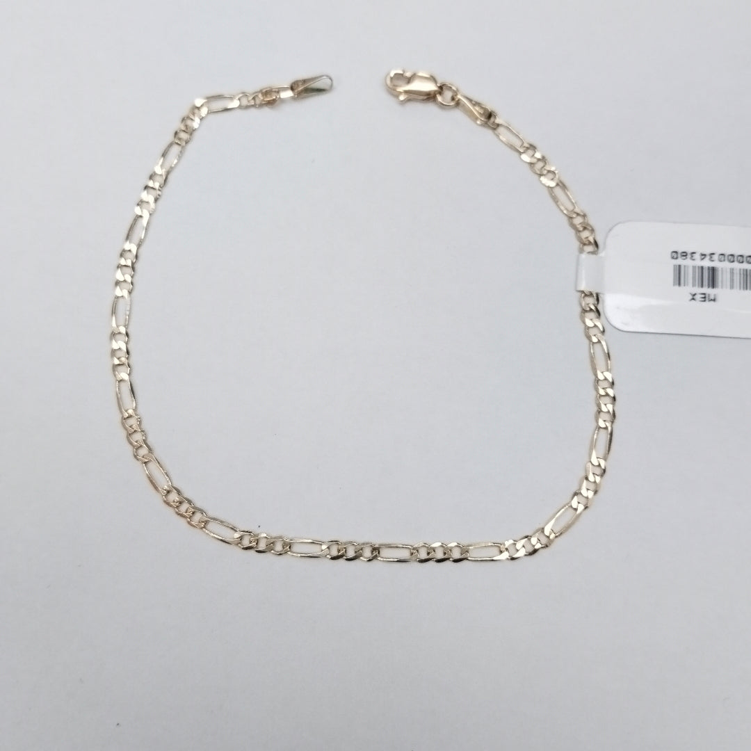 PULSERAS 3X1 ORO 14K 21 CM 2 GR (NUEVO)