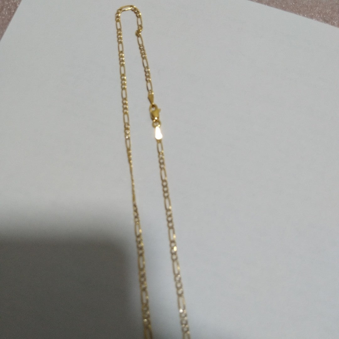 CADENAS TEJIDO 3X1 ORO 14K 55 CM 4.5 GR (NUEVO)