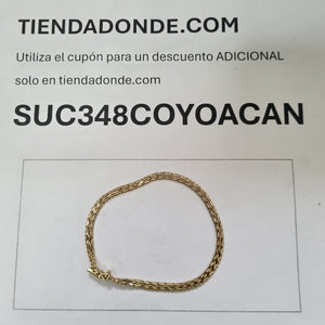 PULSERA ORO 14 K 8,30 GRMS (SEMINUEVO)