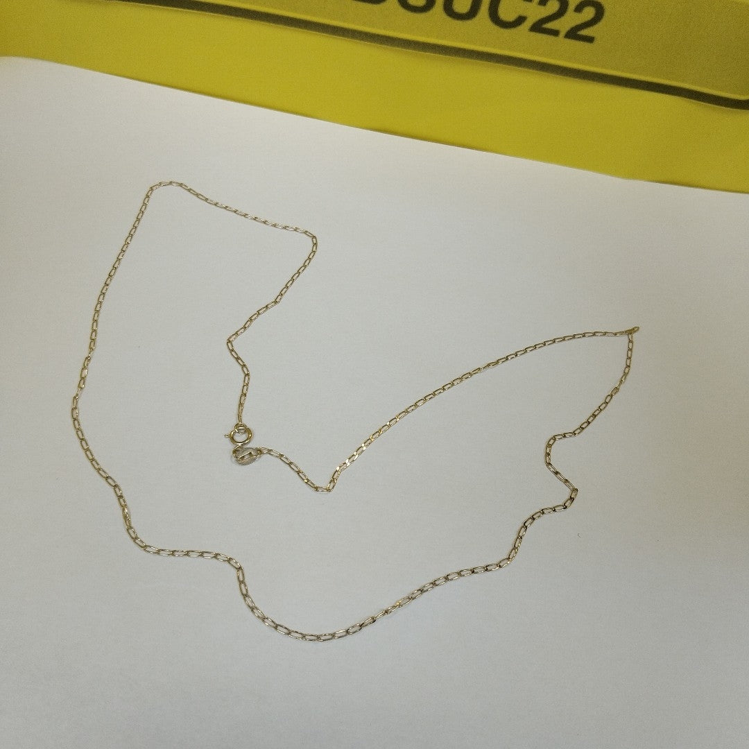 CADENAS TEJIDO ESLABONES ORO 10K 60 CM 2 GR (NUEVO)