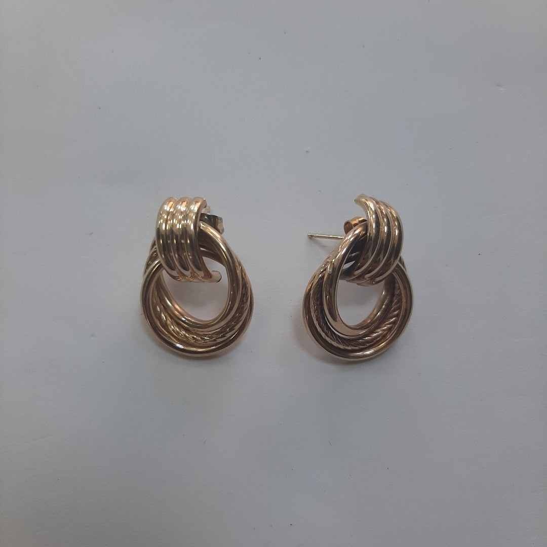 ARETES PAR ORO 14 K 4 GRMS (SEMINUEVO)