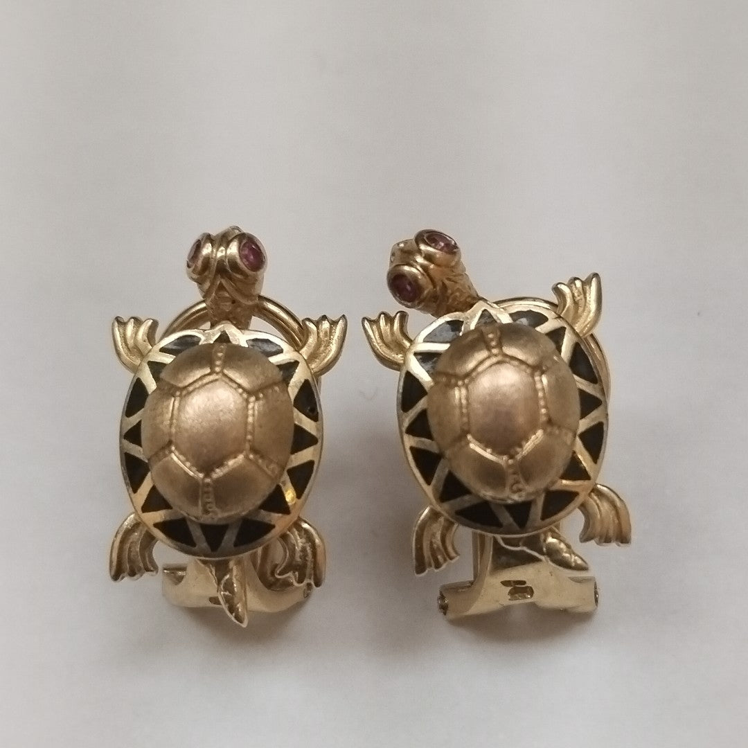 ARETES PAR ORO 14 K 7 GRMS (SEMINUEVO)