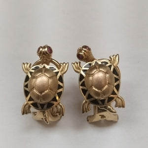 ARETES PAR ORO 14 K 7 GRMS (SEMINUEVO)