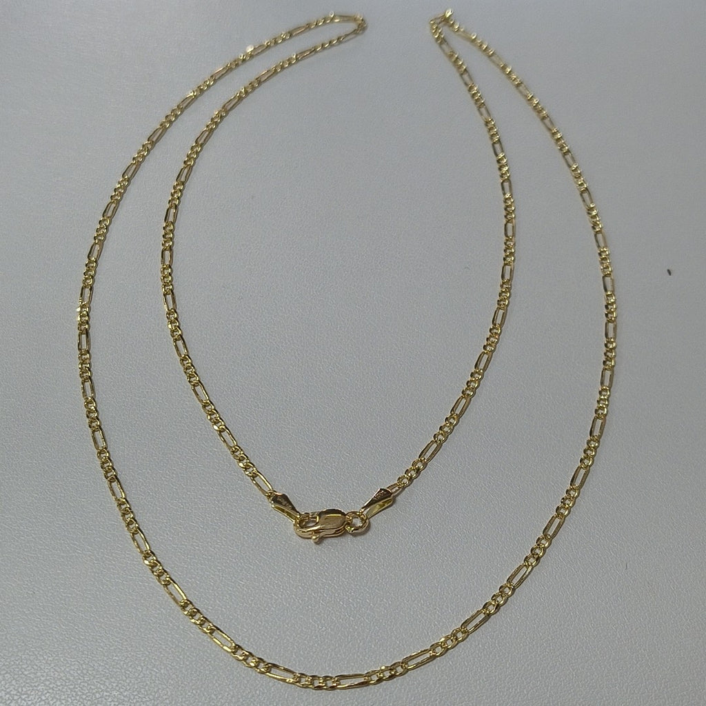CADENAS 3X1 ORO 14K 55 CM 4 GR (NUEVO)