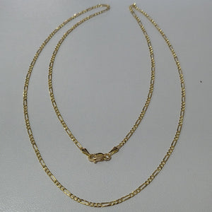 CADENAS 3X1 ORO 14K 55 CM 4 GR (NUEVO)