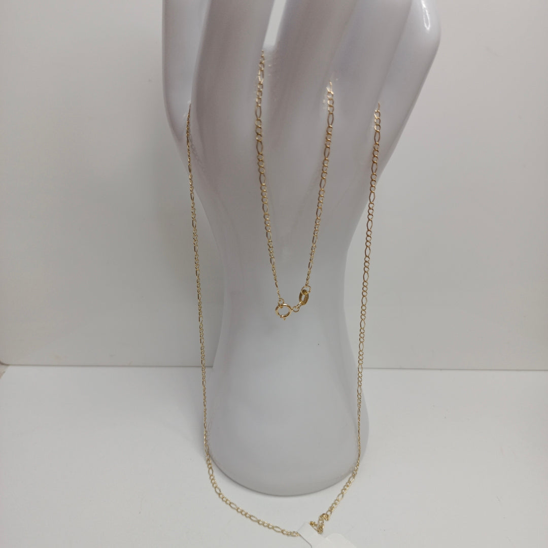 CADENAS TEJIDO ESLABONES ORO 10K 60 CM 2.2 GR (NUEVO)