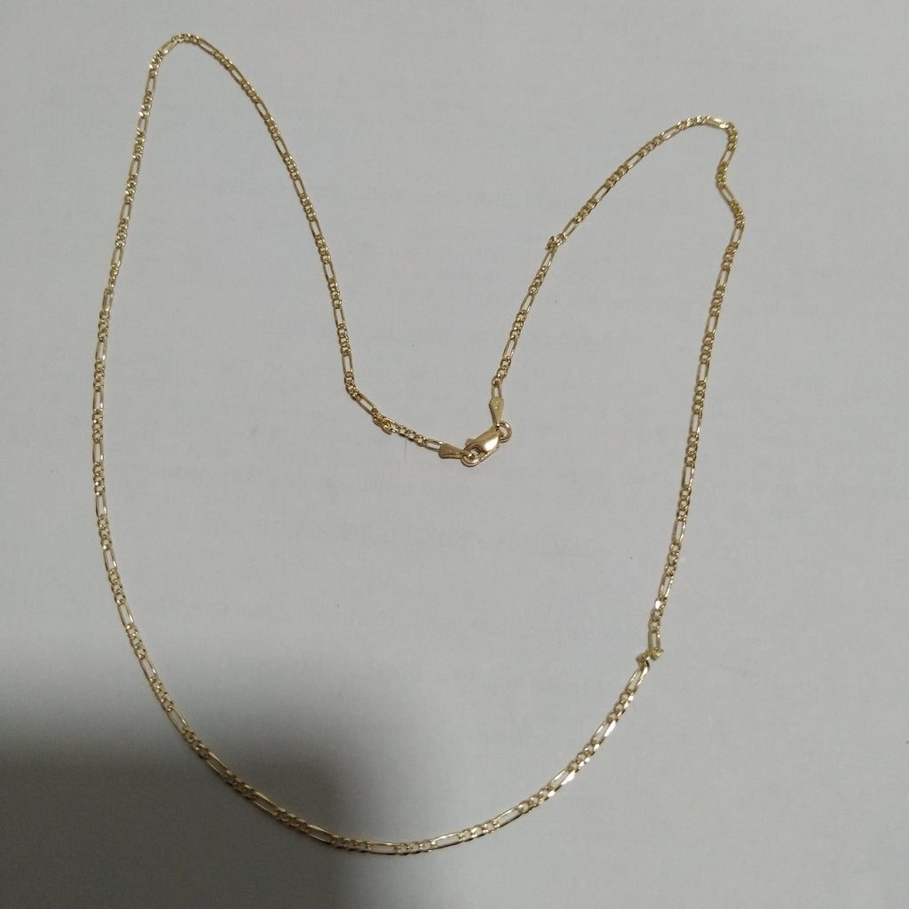 CADENAS 3X1 ORO 14K 55 CM 3.7 GR (NUEVO)