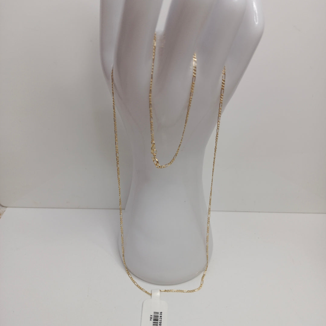 CADENAS TEJIDO 3X1 ORO 14K 55 CM 2.4 GR (NUEVO)