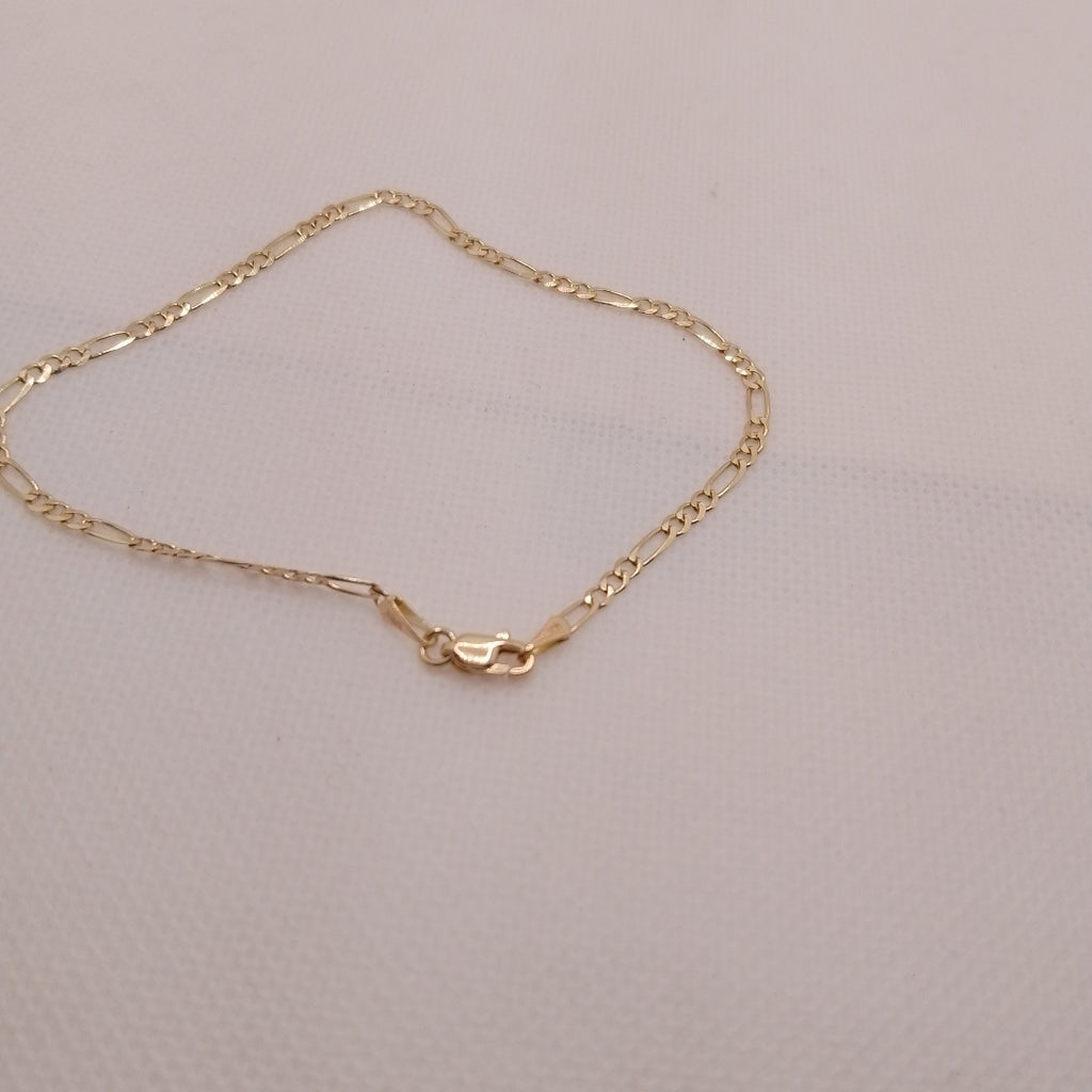 PULSERAS 3X1 ORO 14K 21 CM 2.1 GR (NUEVO)