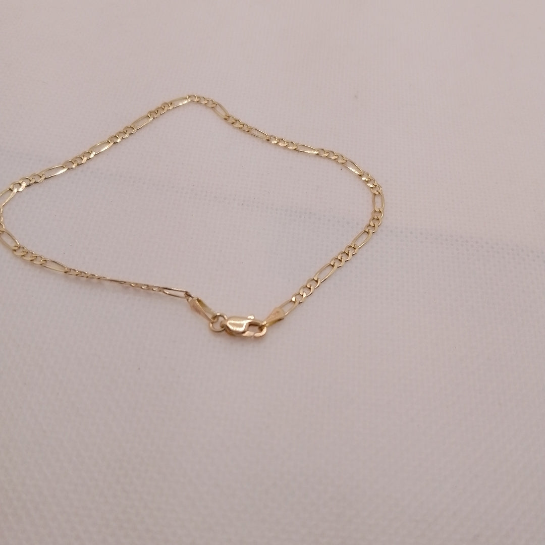 PULSERAS 3X1 ORO 14K 21 CM 2.1 GR (NUEVO)