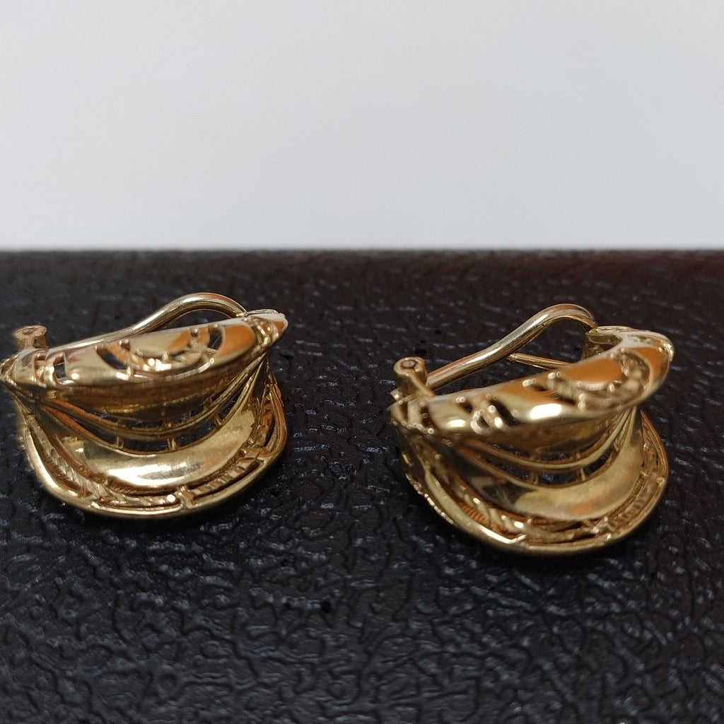 ARETES PAR ORO 14 K 7.6 GRMS (SEMINUEVO)