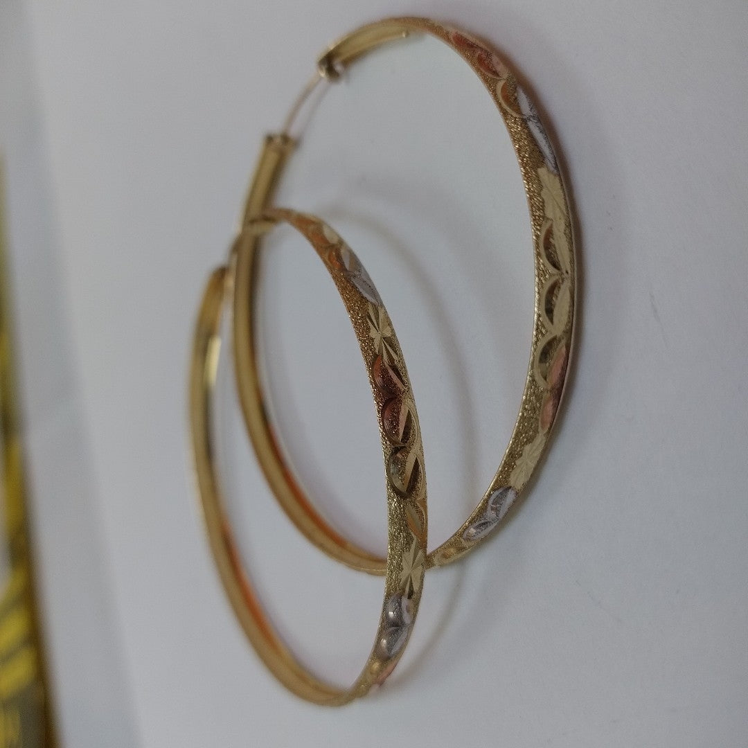 ARRACADAS PAR ORO COMBINADO 10 K 8.8 GRMS (SEMINUEVO)