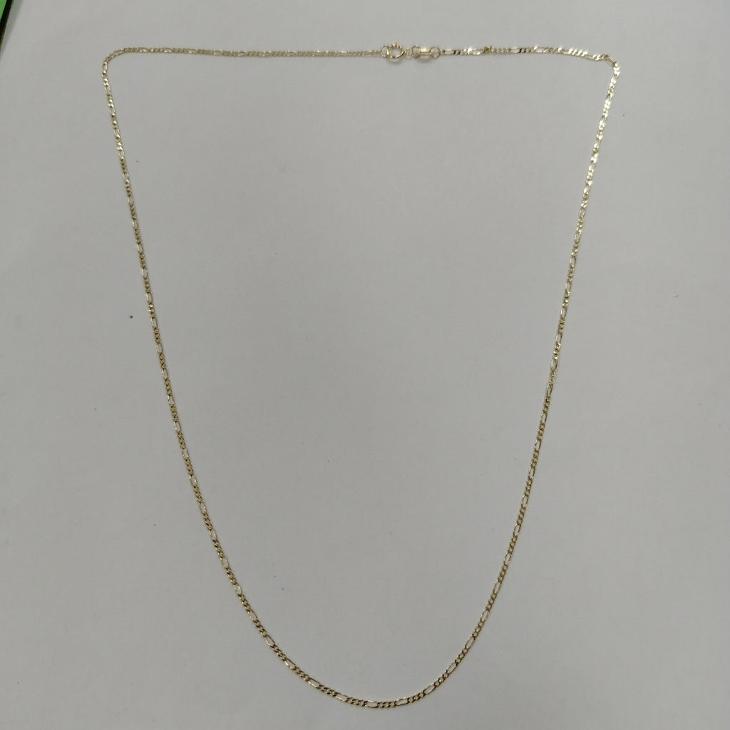 CADENAS TEJIDO 3X1 ORO 14K 55 CM 2.4 GR (NUEVO)
