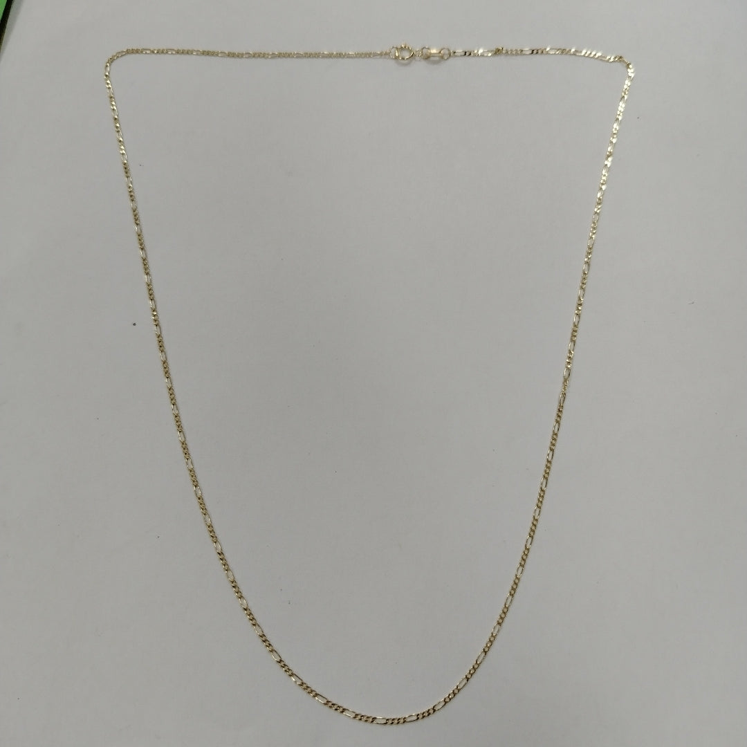 CADENAS TEJIDO 3X1 ORO 14K 55 CM 2.4 GR (NUEVO)