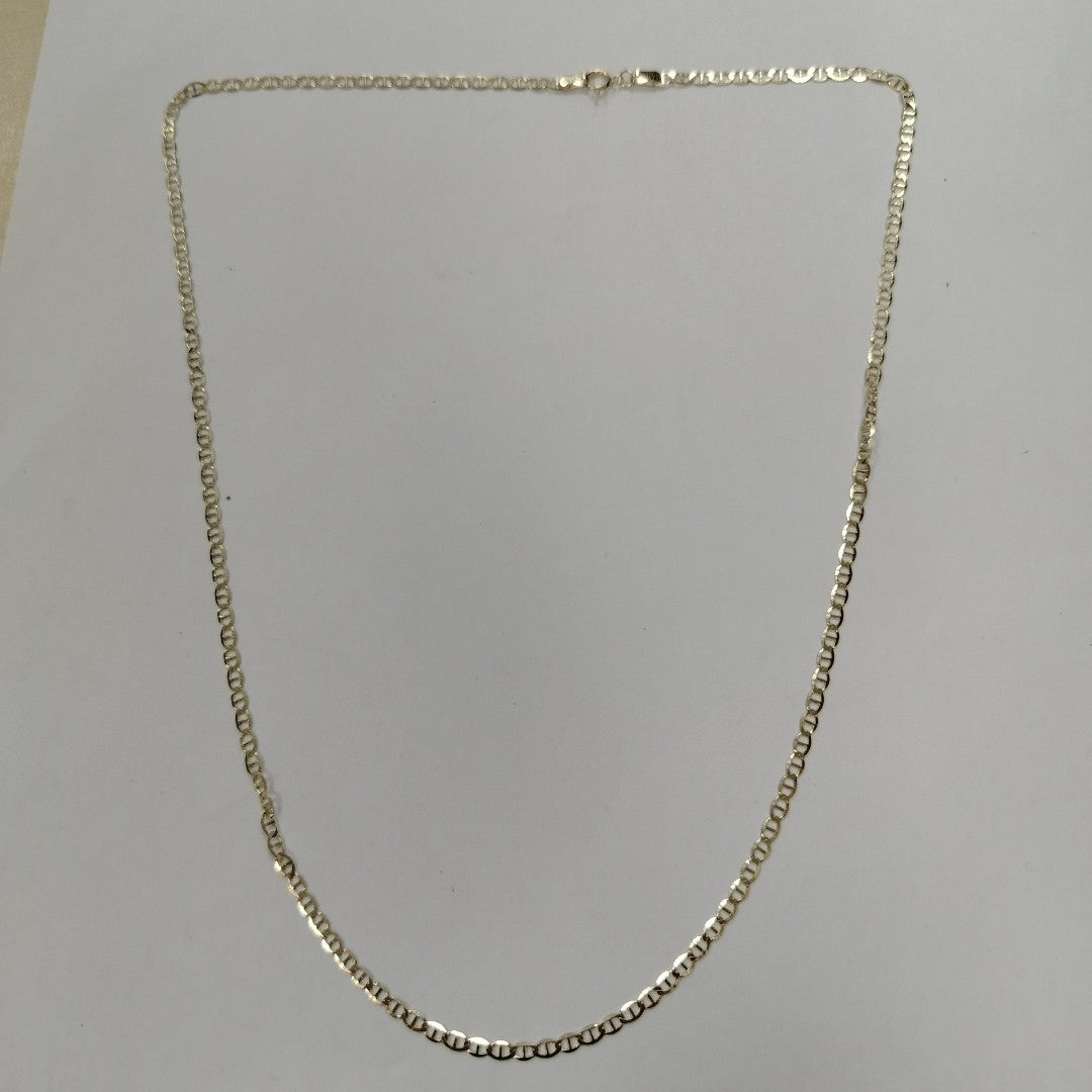 CADENAS TEJIDO GUCHI ORO 10K 55 CM 4.2 GR (NUEVO)