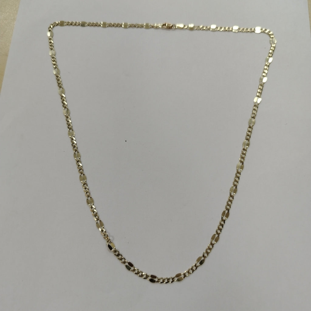 CADENAS TEJIDO ESPECIAL ORO 10K 55 CM 7.1 GR (NUEVO)