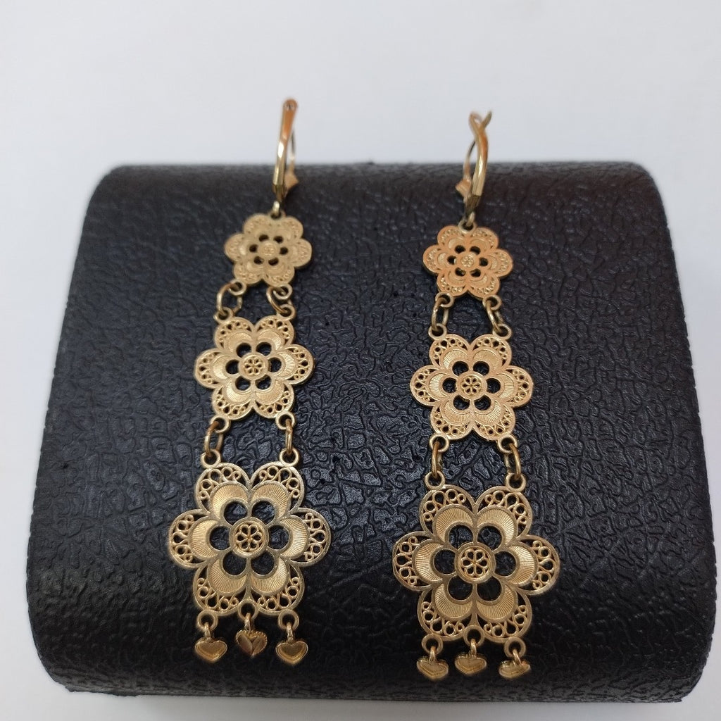ARETES PAR ORO 10 K 9.4 GRMS (SEMINUEVO)