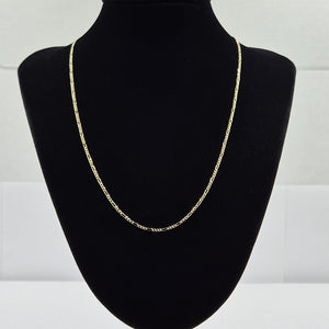 CADENAS 3X1 ORO 14K 55 CM 3.7 GR (NUEVO)
