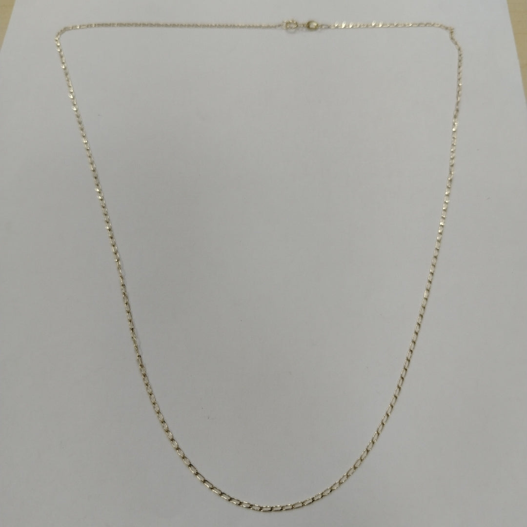 CADENAS TEJIDO ESLABONES ORO 10K 60 CM 2.1 GR (NUEVO)