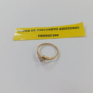 SOLITARIO ORO 14 K 1.7 GRMS (SEMINUEVO)