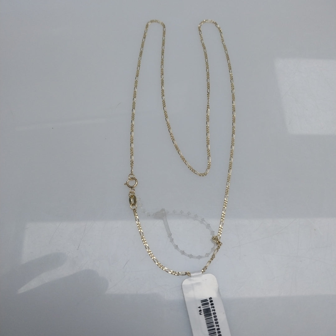 CADENAS TEJIDO 3X1 ORO 14K 55 CM 2.6 GR (NUEVO)