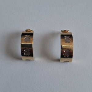 ARRACADAS PAR ORO 14 K 4.6 GRMS (SEMINUEVO)