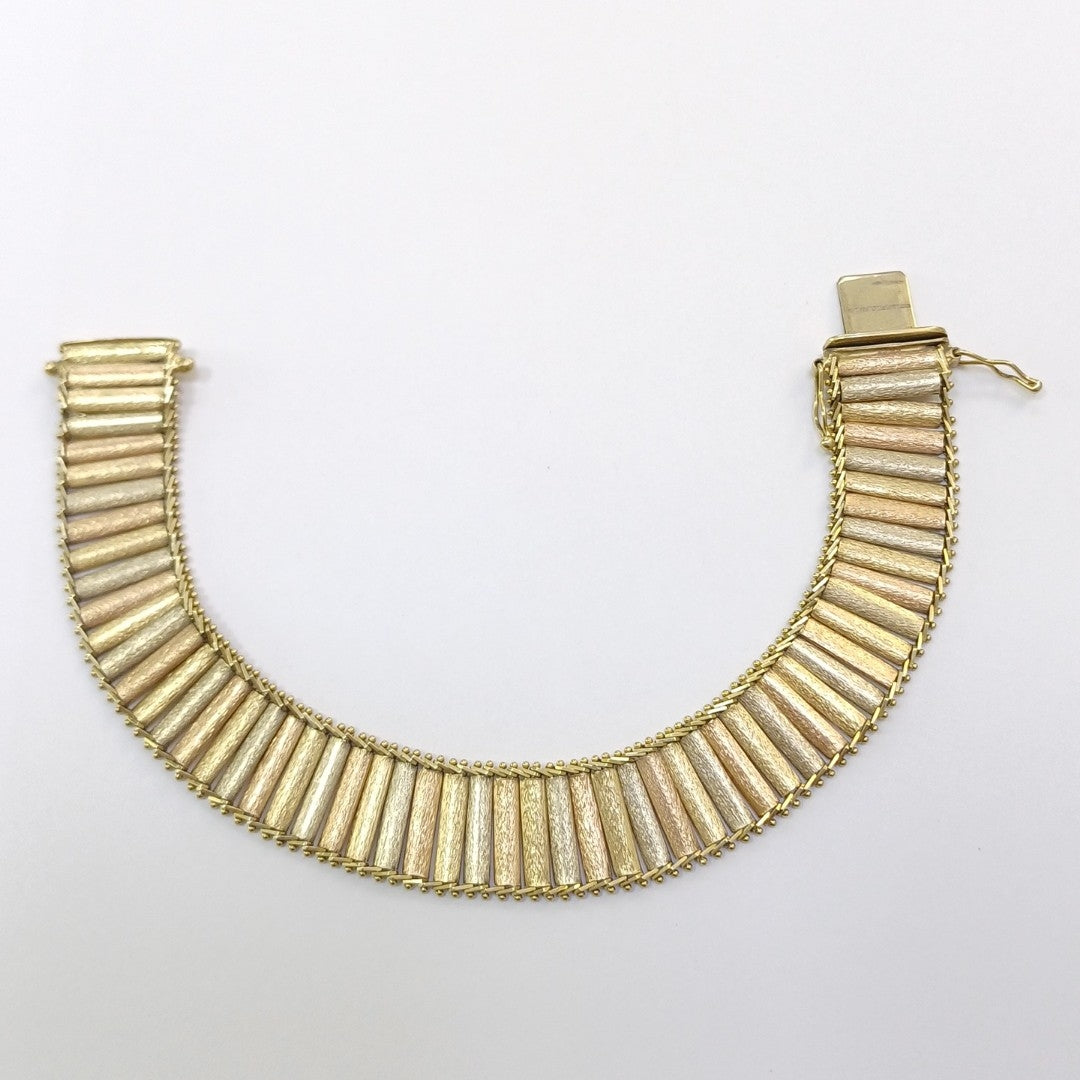 PULSERA ORO,ORO COMBINADO 14 K 26,30 GRMS (SEMINUEVO)
