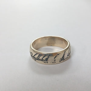 ANILLO ORO 14 K 10.6 GRMS (SEMINUEVO)