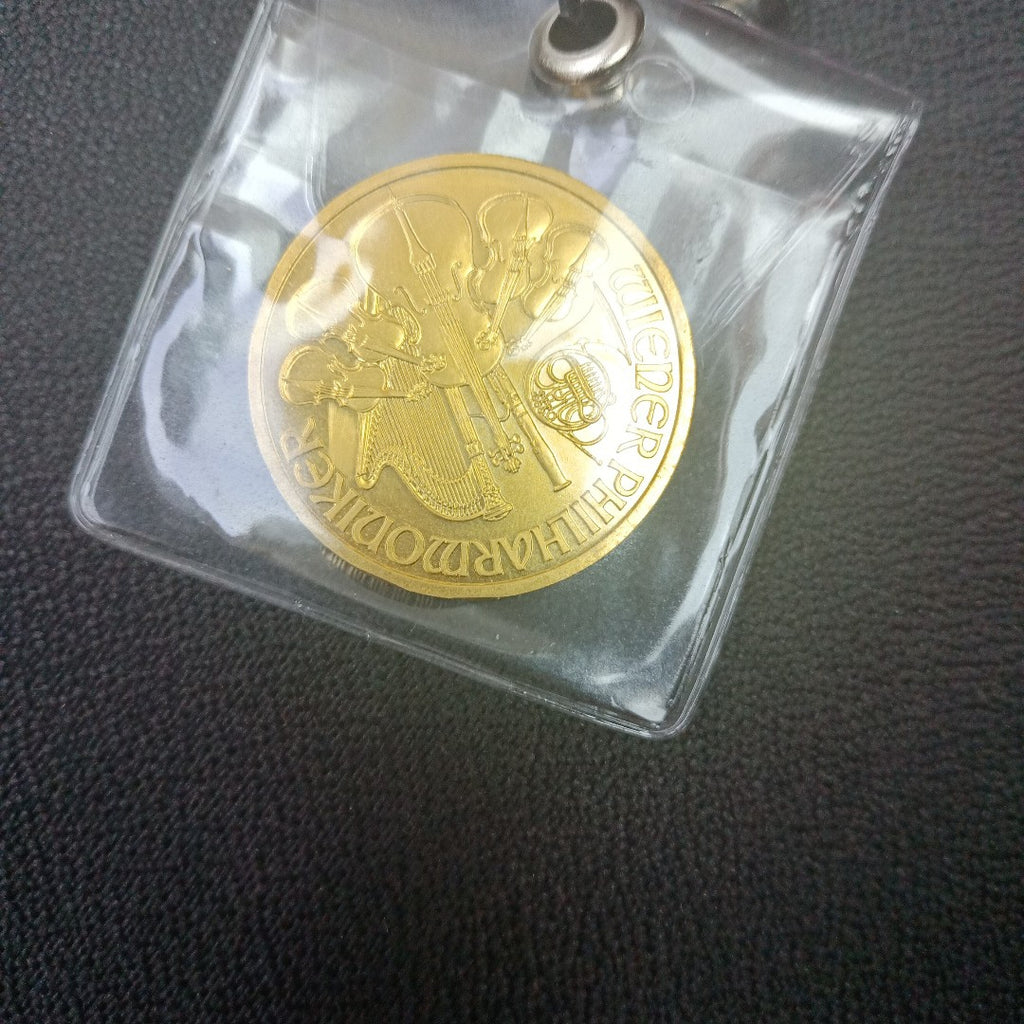 MEDALLA CONMEMORATIVA ORO 24K 31.1 GRMS (SEMINUEVO)