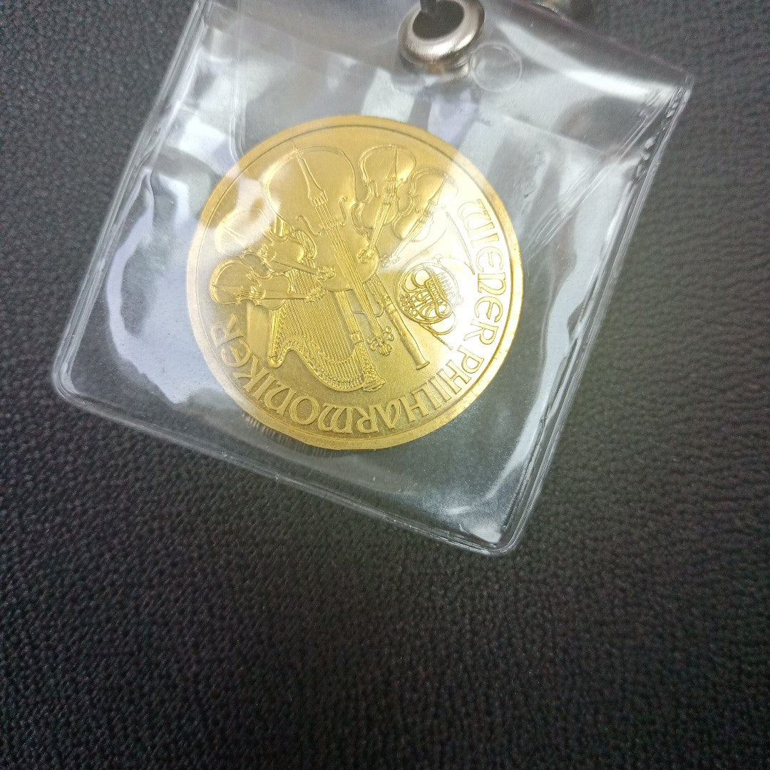 MEDALLA CONMEMORATIVA ORO 24K 31.1 GRMS (SEMINUEVO)