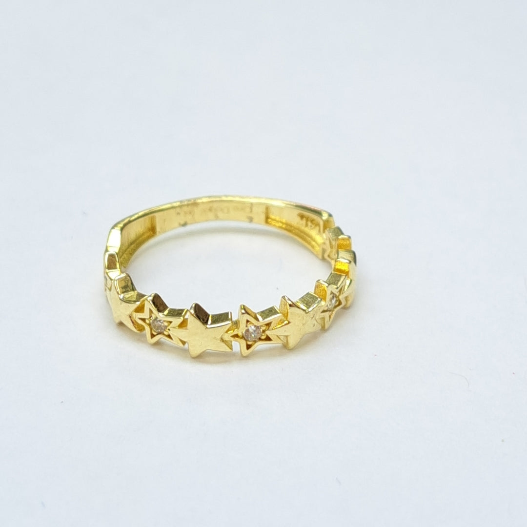 ANILLOS DAMA ORO 14K 2 (NUEVO)