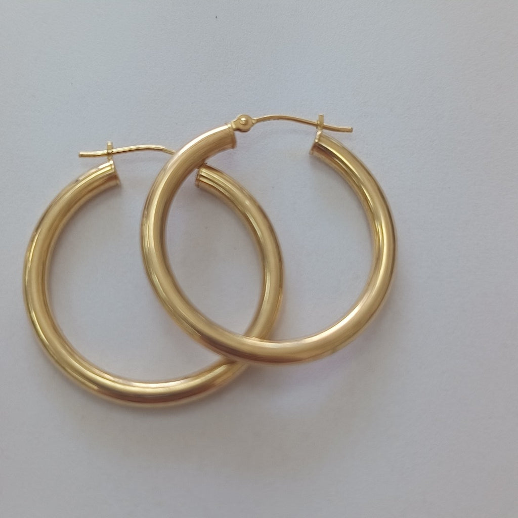 ARRACADAS PAR ORO 14 K 2,10 GRMS (SEMINUEVO)