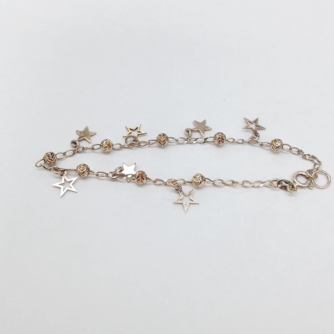 PULSERA TEJIDO ESPECIAL PLATA .925 18 CM 3.1 GR (NUEVO)