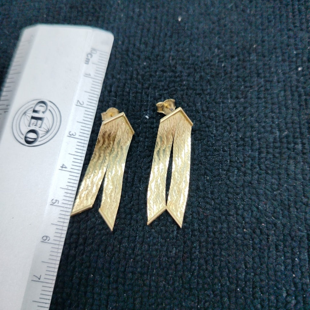 ARETES PAR ORO 14 K 2,70 GRMS (SEMINUEVO)