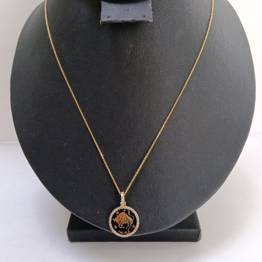 CADENA, DIJE ORO 14 K 3.9 GRMS (SEMINUEVO)