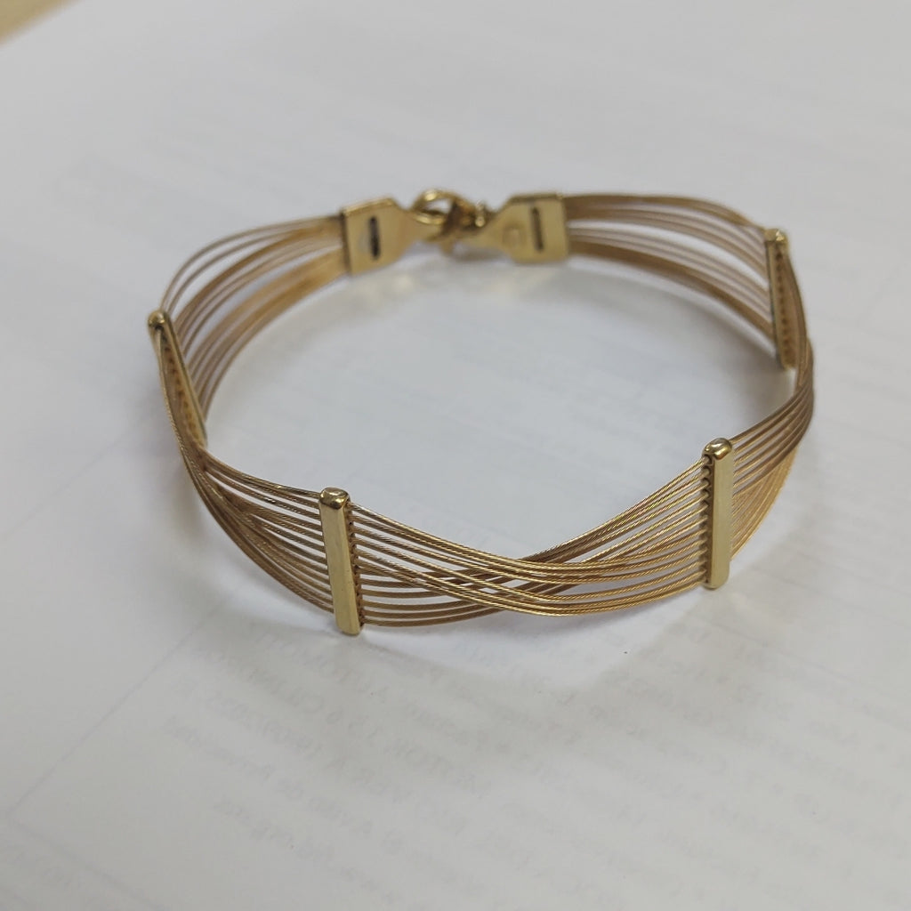BRAZALETE ORO 14 K 9,60 GRMS (SEMINUEVO)