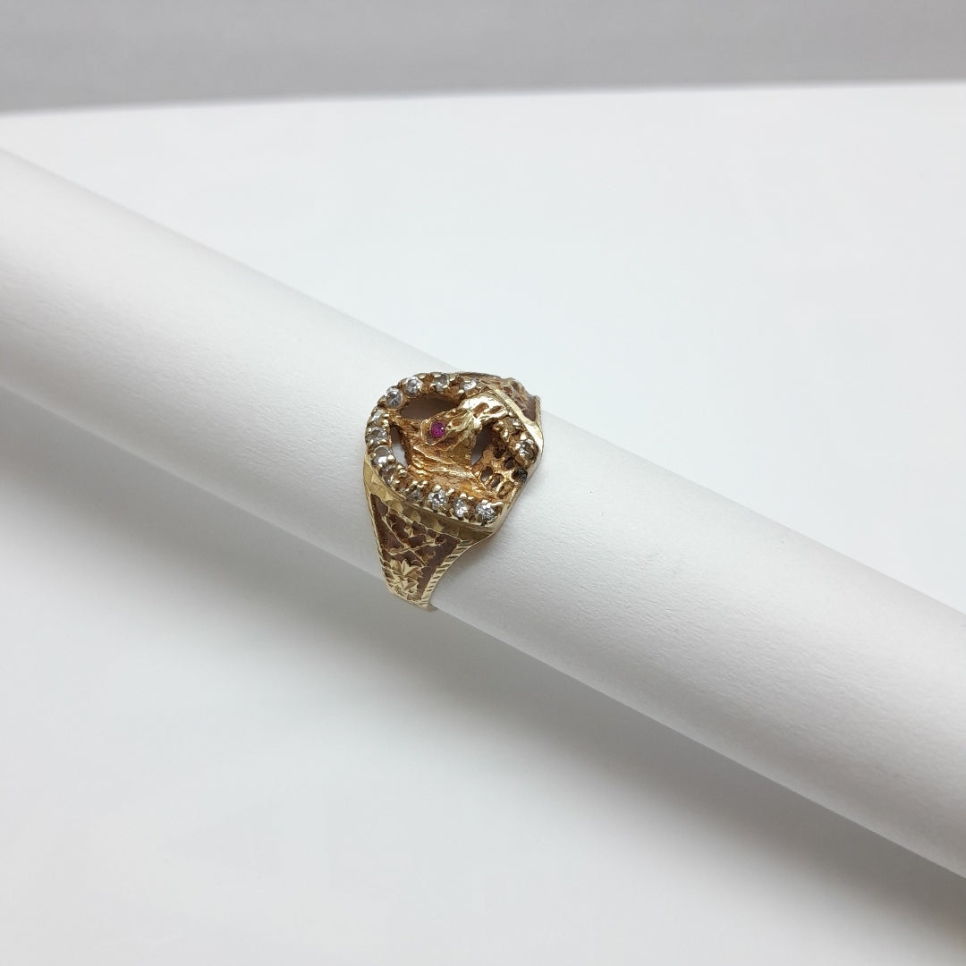 ANILLO ORO 10 K 5.4 GRMS (SEMINUEVO)