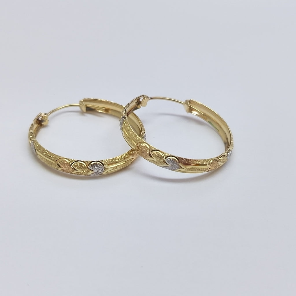 ARRACADAS PAR ORO 14 K 4,50 GRMS (SEMINUEVO)