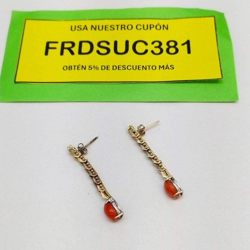 ARETES PAR ORO 10 K 4,20 GRMS (SEMINUEVO)