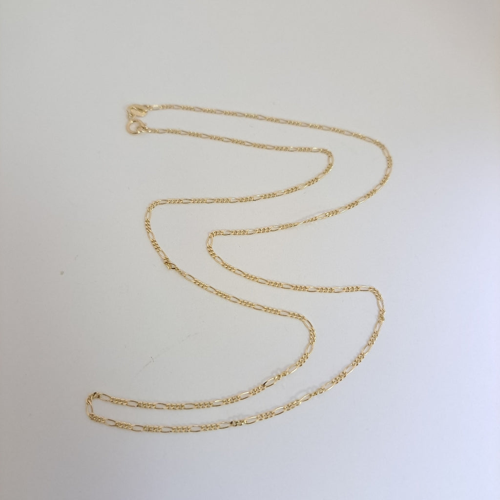 CADENAS TEJIDO 3X1 ORO 14K 55 CM 2.7 GR (NUEVO)