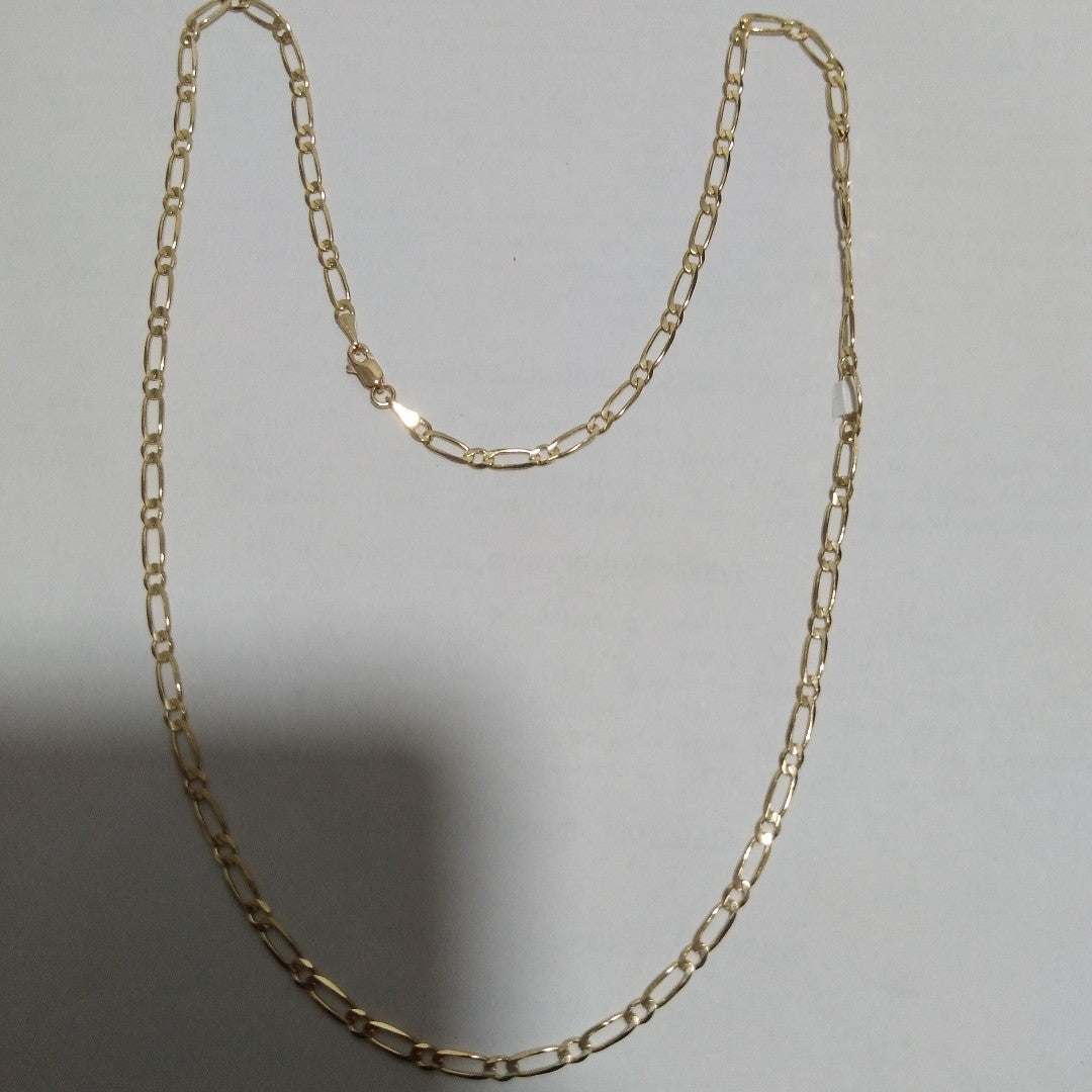 CADENAS 1X1 ORO 14K 55 CM 7.4 GR (NUEVO)