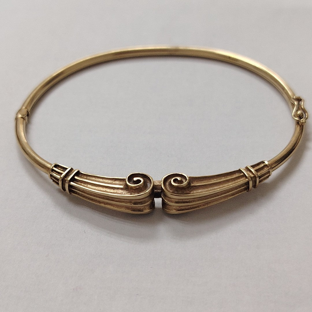 PULSERA RIGIDA ORO 14 K 9,50 GRMS (SEMINUEVO)