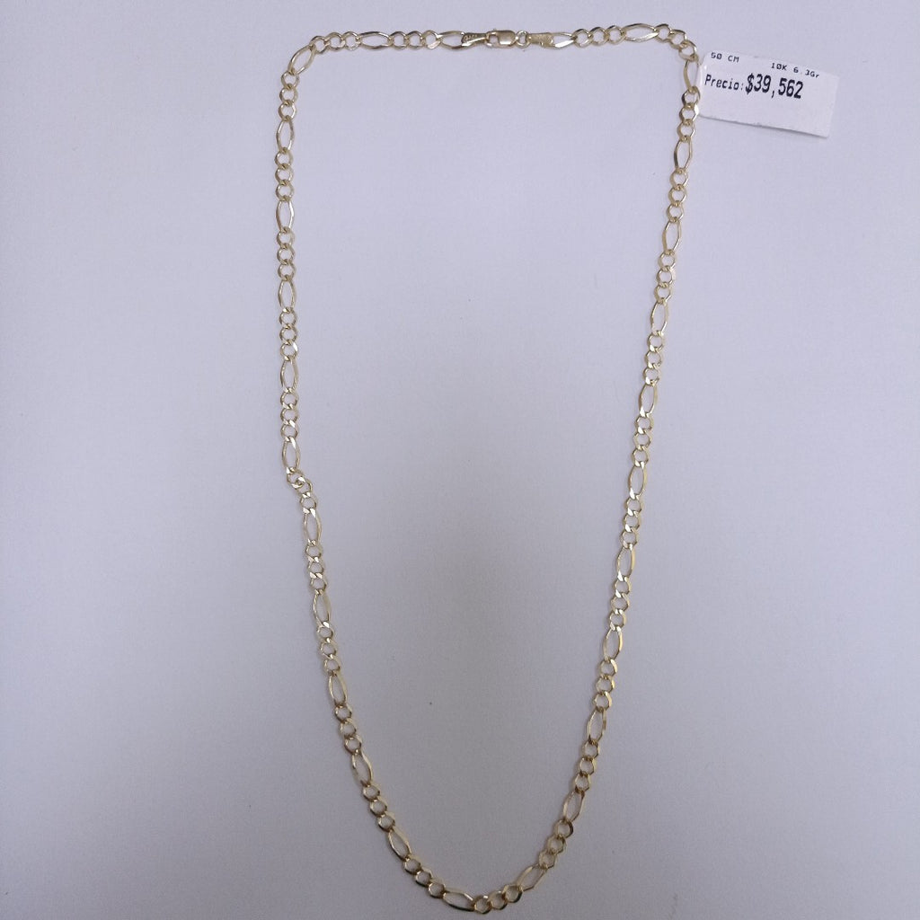 CADENAS TEJIDO 3X1 ORO 10K 50 CM 6.3 GR (NUEVO)