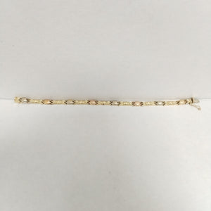PULSERA ORO, ORO COMBINADO 14 K 5.7 GRMS (SEMINUEVO)