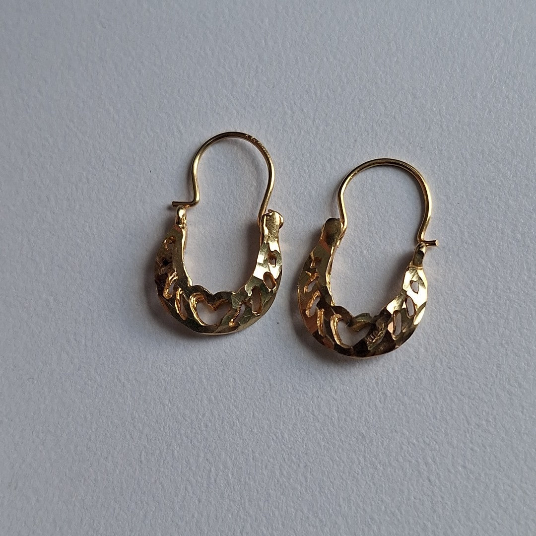 ARETES PAR ORO 10 K 1,40 GRMS (SEMINUEVO)