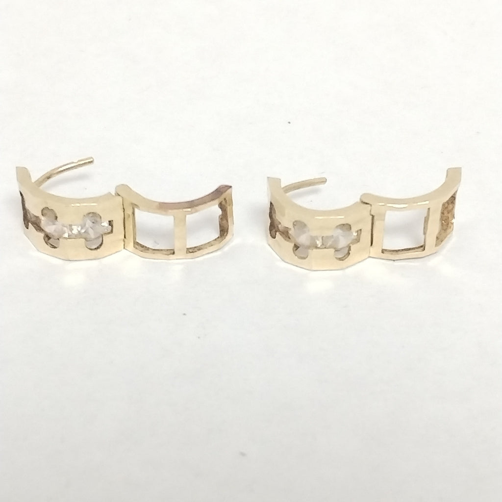 ARETES PAR ORO 14 K 3.5 GRMS (SEMINUEVO)